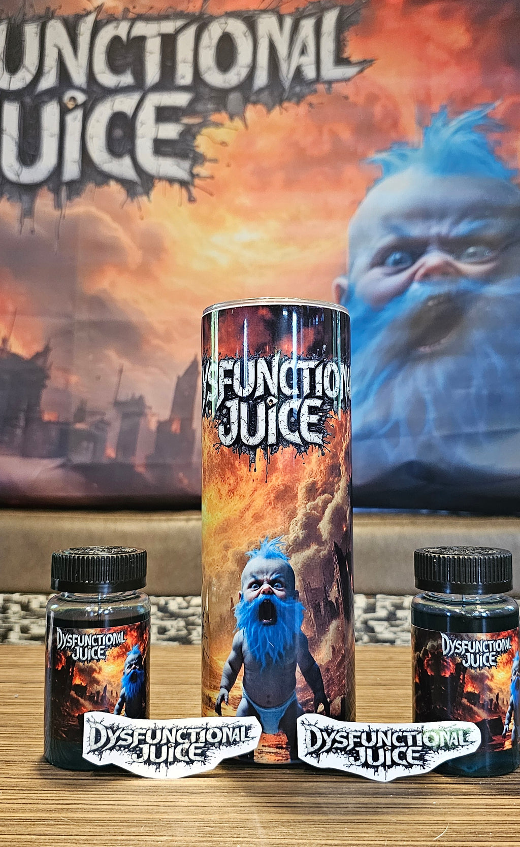 Dysfunctional Juice Tire Prep & Tumbler Combo