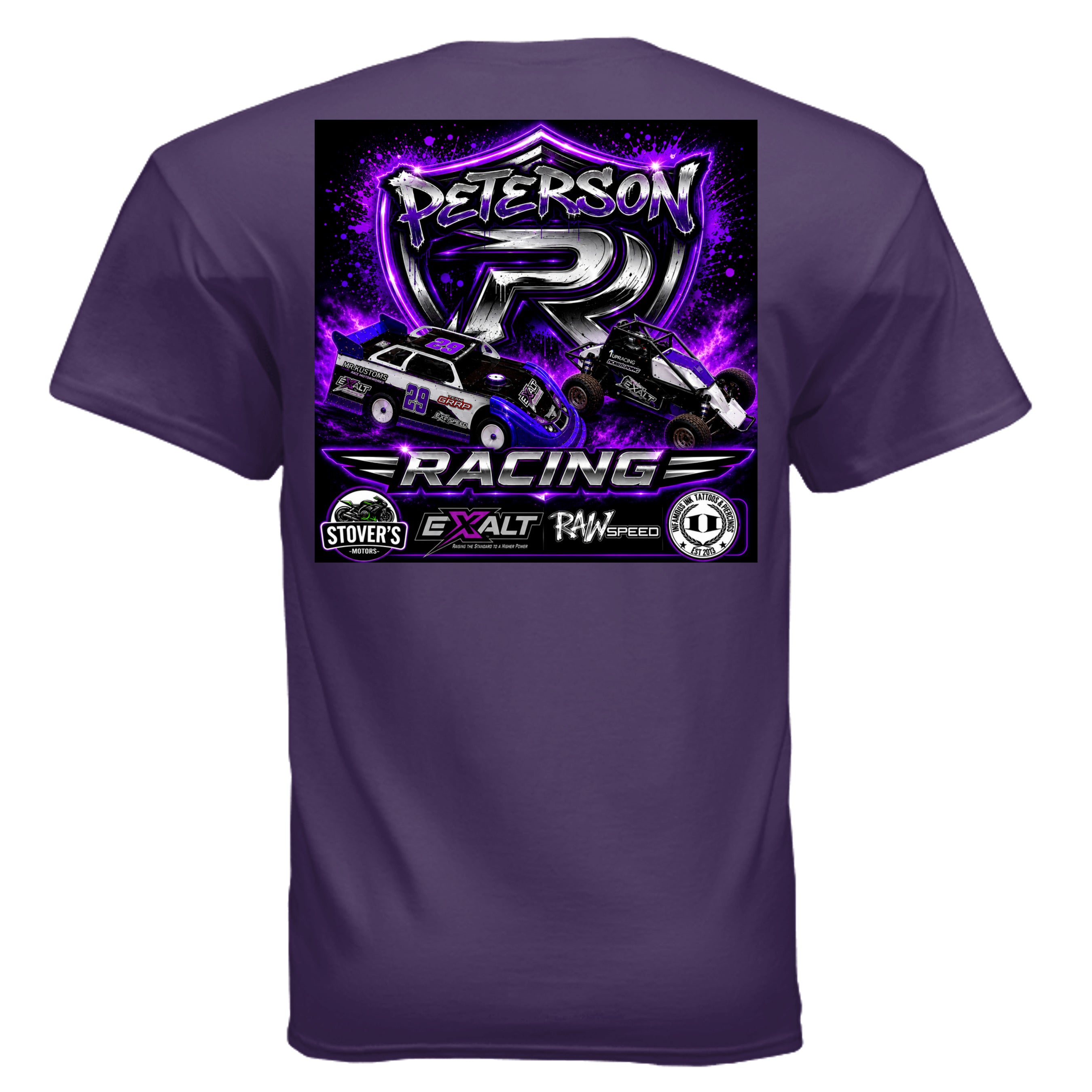 Fan Dark Purple - G500 - BACK