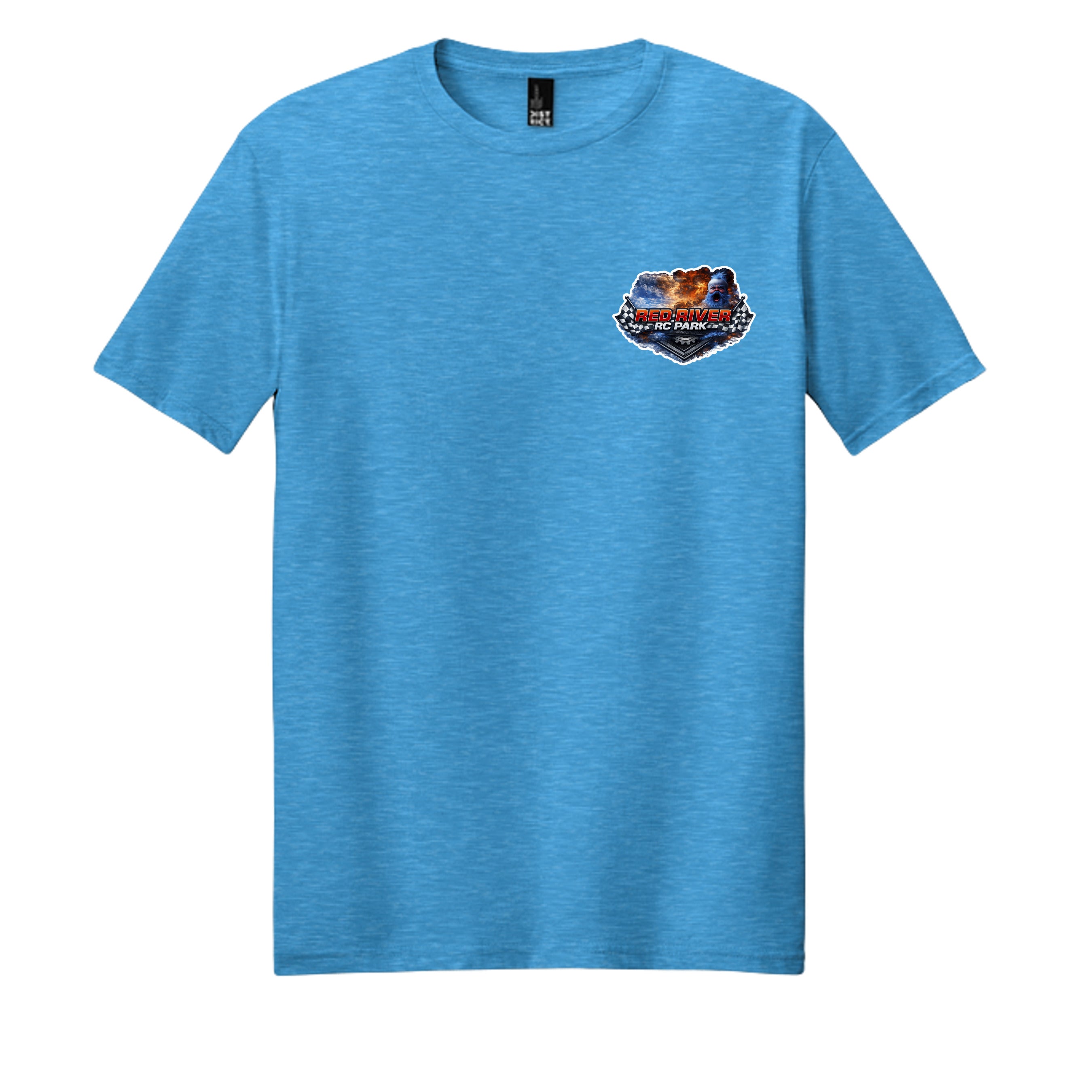 Heathered Bright Turquoise - DM108 - FRONT