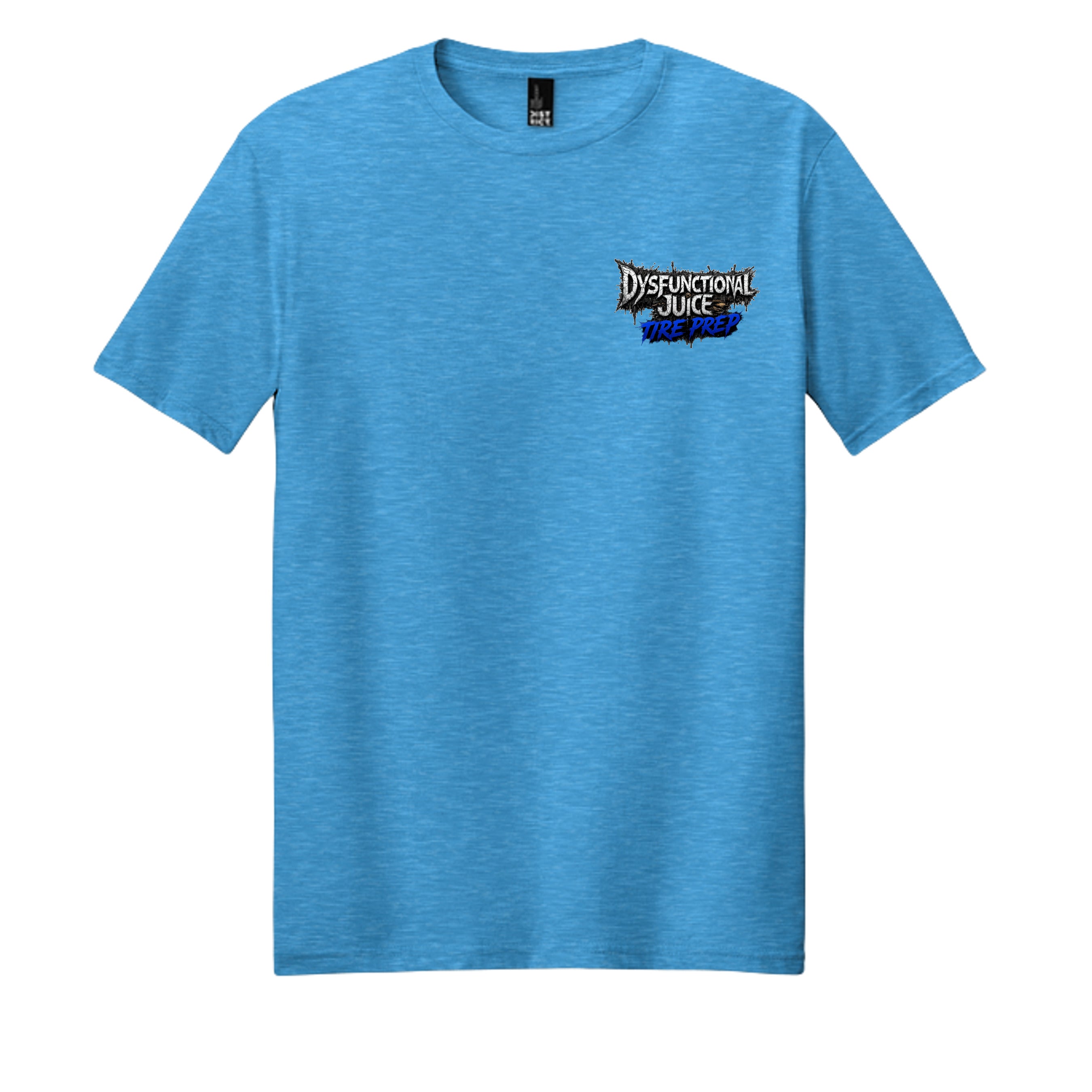 Heathered Bright Turquoise - DM108 - FRONT