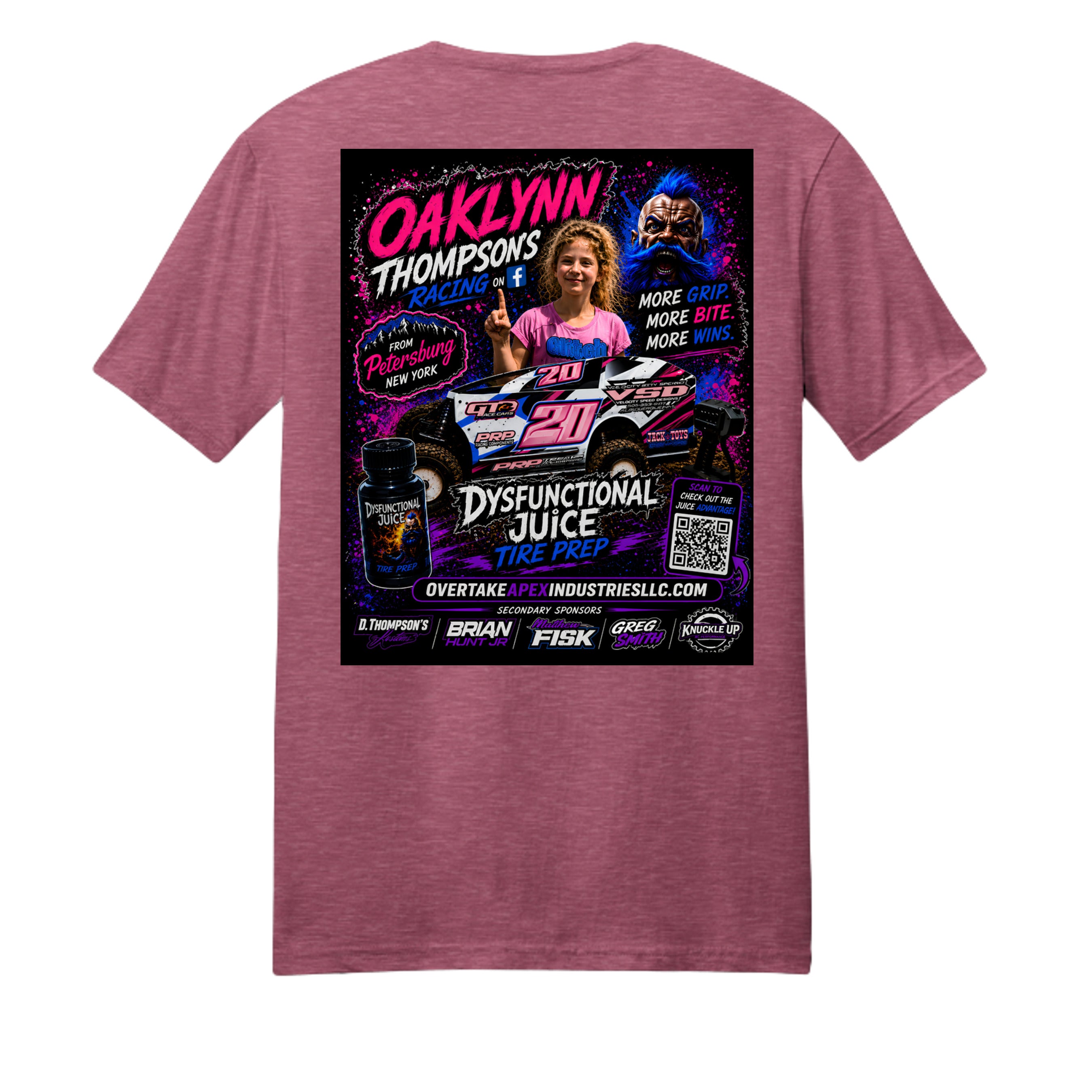 Awareness Pink Heather - DM108 - BACK